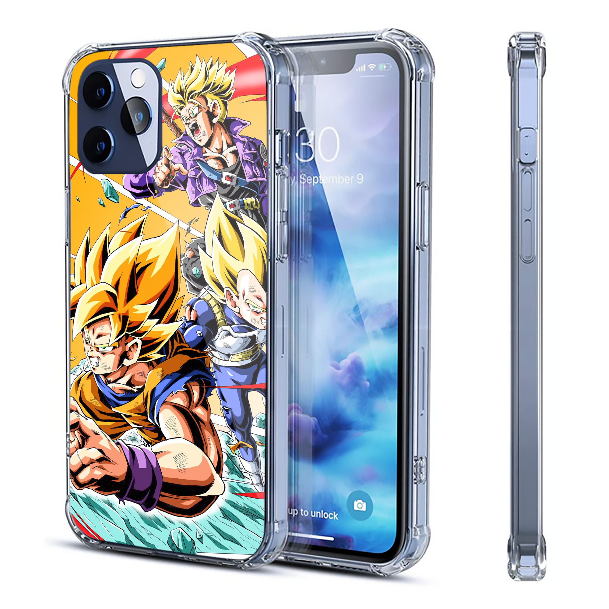 （画像用） ドラゴンボール DRAGON BALL 【iPhone 12シリーズ対応】透明スマホケース（クリアソフトケース）